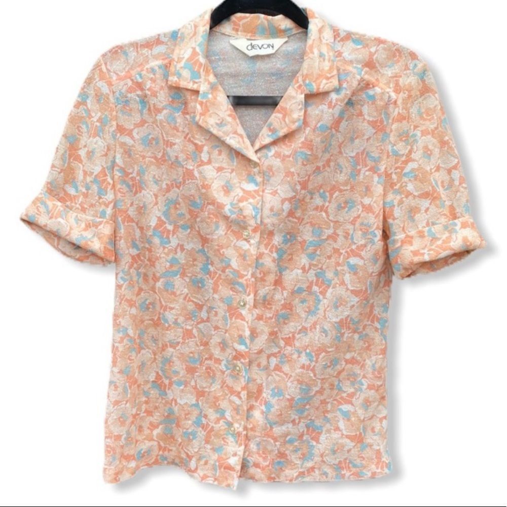 Vintage Devon Polyester Blouse - image 1